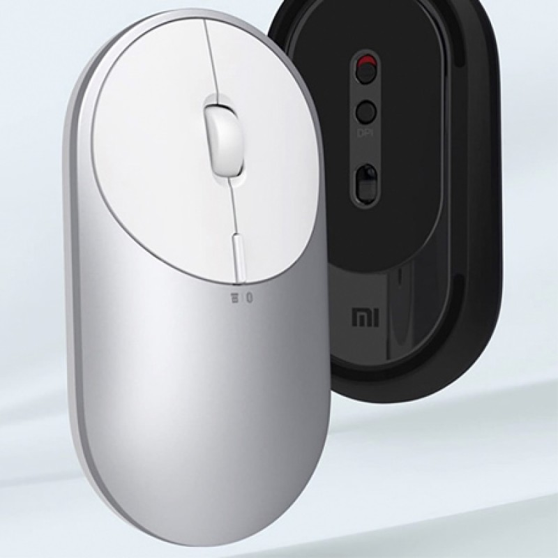 Мышь беспроводная XiaoMi MI Portable Mouse 2 черная/белая