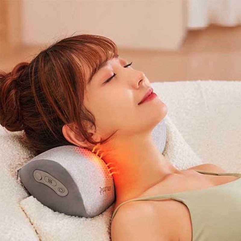 Беспроводная массажная подушка с подогревом для шеи и поясницы Xiaomi Repor Smart Neck Massage Pillow