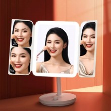 Складное трехстворчатое зеркало для макияжа с подсветкой и увеличением Xiaomi Jordan Judy Folding Make-up LED Mirror