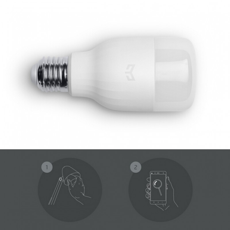 Умная Wifi лампа, теплый/холодный оттенки Xiaomi Yeelight LED IPL